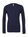 Heren T-shirt Lange Mouw Bella 3501 Navy